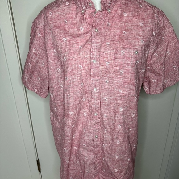 Denim & Flower Other - Denim & Flower Red Casual Button Down Shirt size XL